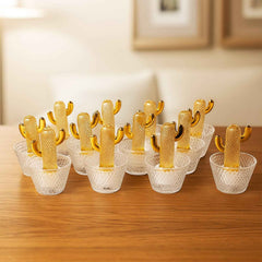 Cactus LED Tealight Candles – Unique Flameless Decorative Set