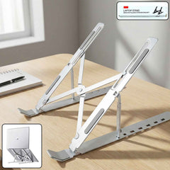 Adjustable Laptop Stand – Ergonomic Foldable Design for Desk Use