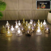 LED Candle Lights Set – 24 Premium Flameless Tealight Candles