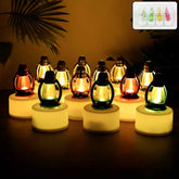 LED Decorative Candle Lamps – Set of 12 Multicolor Flameless Lights