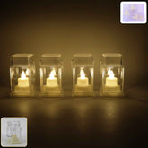 LED Flameless Lantern Candles – Safe Warm Glow Set of 4