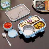 Stainless Steel Lunch Box – Airtight Compartment Tiffin for Meals