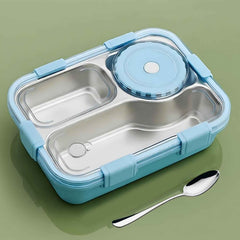 Stainless Steel Lunch Box – Airtight Compartment Tiffin for Meals