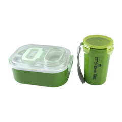 Leakproof Lunch Box Set – BPA-Free with Tumbler & Cutlery