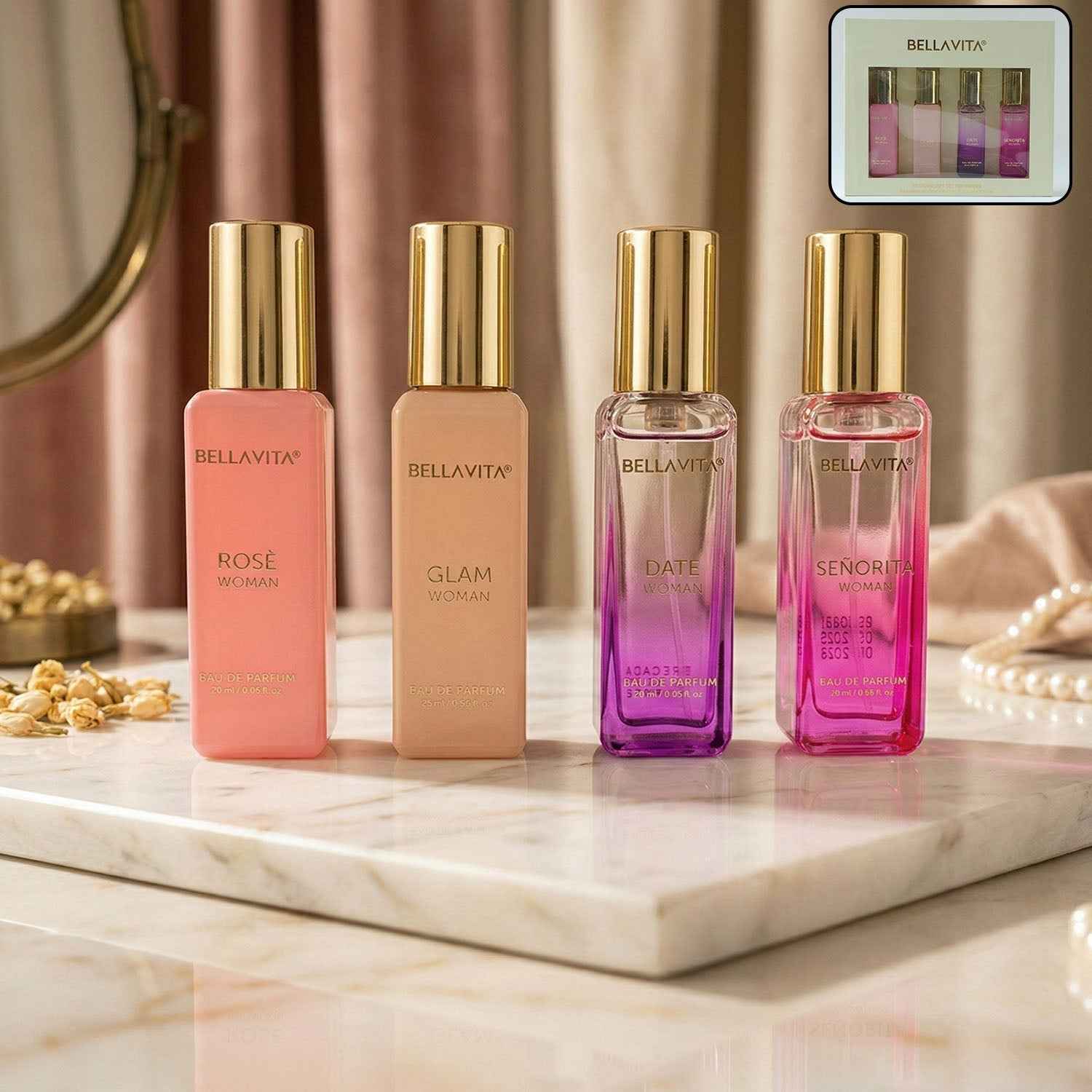 Women’s Eau De Parfum Set – Long-lasting, Elegant Fragrances