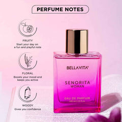 Bellavita Senorita Woman Perfume – Long Lasting Floral & Fruity