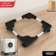 Adjustable Washing Machine Stand – Heavy-Duty Anti-Vibration Support