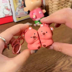 Couple Bear Keychain Set – Durable Lightweight Matching Rings
