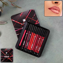 Matte Lipstick Pencil Set – Long-Lasting, Smudge-Proof Colors