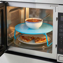 Non-Slip Plastic Microwave Tray Ð Even Heating & Stable Serving