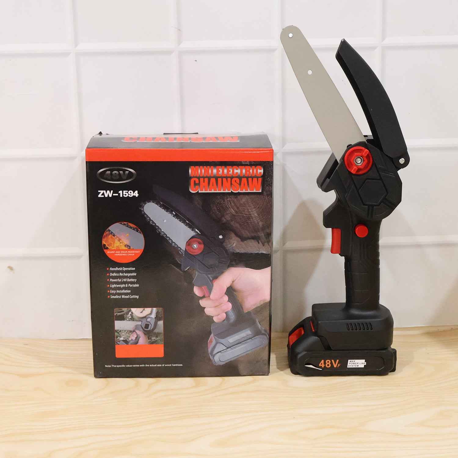 Mini Cordless Electric Chainsaw – Portable & Powerful for Garden Tasks