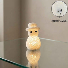 Snowman LED Night Lamp – Decorative Soft Ambient Glow