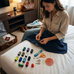 Mini Sewing Kit – 33 Pc Portable Stitching Set | FreshAura Homeware
