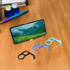 Hand Mobile Stand – Compact Plastic Phone Holder in Mix Colors