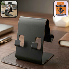 Foldable Metal Mobile & Tablet Stand – Sturdy and Portable Design