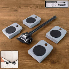 Furniture Lifter Tool Set – Heavy Duty 5 Pc Moving Kit for Easy Relocation