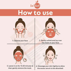 Niacinamide 1% Hydrating Facial Sheet Mask – Soothes & Calms Skin