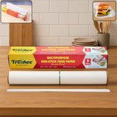 Grease-Proof Food Paper Roll – Non-Stick, Easy Dispense 300mm x 5m