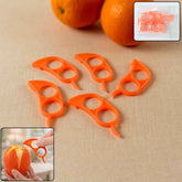 Plastic Orange Peeler Tool – Easy Peel Set of 5 for Citrus Fruits