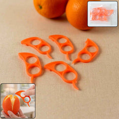 Plastic Orange Peeler Tool – Easy Peel Set of 5 for Citrus Fruits