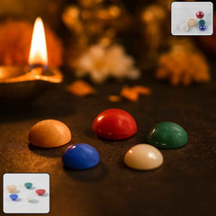 Panch Ratna Stone Set – Auspicious 5 Gemstones for Pooja