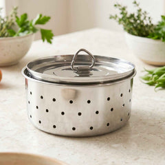 Stainless Steel Paneer Maker Mould with Lid for Cheese and Tofu Pre...