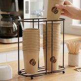 Metal Desktop Water Cup Holder Ð Space-Saving Organizer for Cups