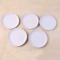 Compostable Paper Plates – 9 Inch, Leak-Resistant & Eco-Friendly
