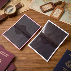 Travel Passport Holder Wallet Ð Stylish Mix Design & Compact