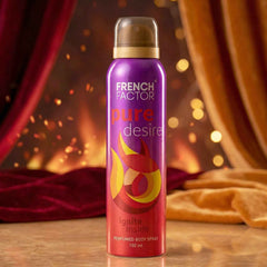 French Factor Perfumed Body Spray Ð Long Lasting Freshness & Odor Control