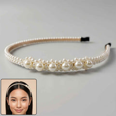 Pearl Beaded Headband Ð Elegant and Lightweight for Daily & Party Wear