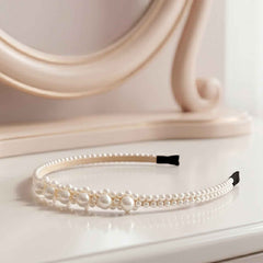 Pearl Beaded Headband Ð Elegant and Lightweight for Daily & Party Wear