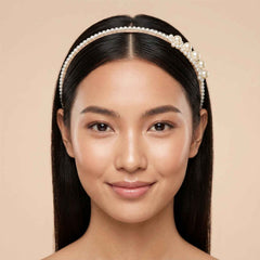 Pearl Beaded Headband Ð Elegant and Lightweight for Daily & Party Wear