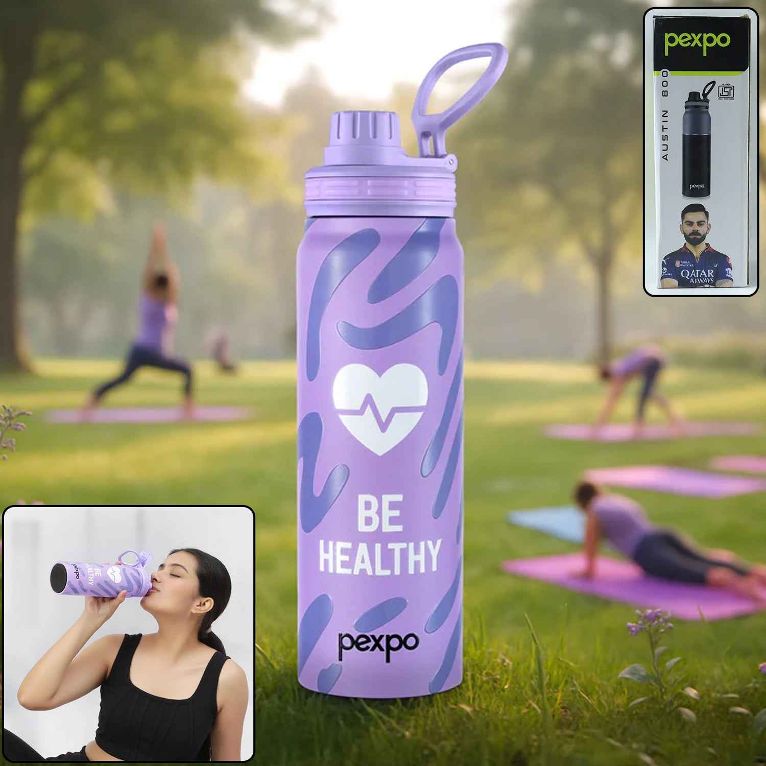 Stainless Steel Water Bottle – Leakproof & Insulated for Daily Use