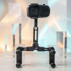 Car Rear View Mirror Phone Holder – 360° Adjustable & Retractable