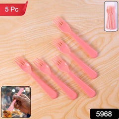 Plastic Fork Spoon Set – 6-Piece Durable Cutlery | Serve Stellar
