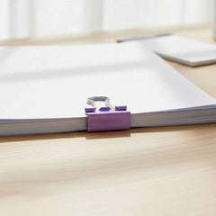 Office Clips & Pins Set – Colorful Durable Paper & Binder Clips
