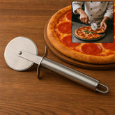 Stainless Steel Pizza Cutter – Sharp Rotary Blade & Ergonomic Handle
