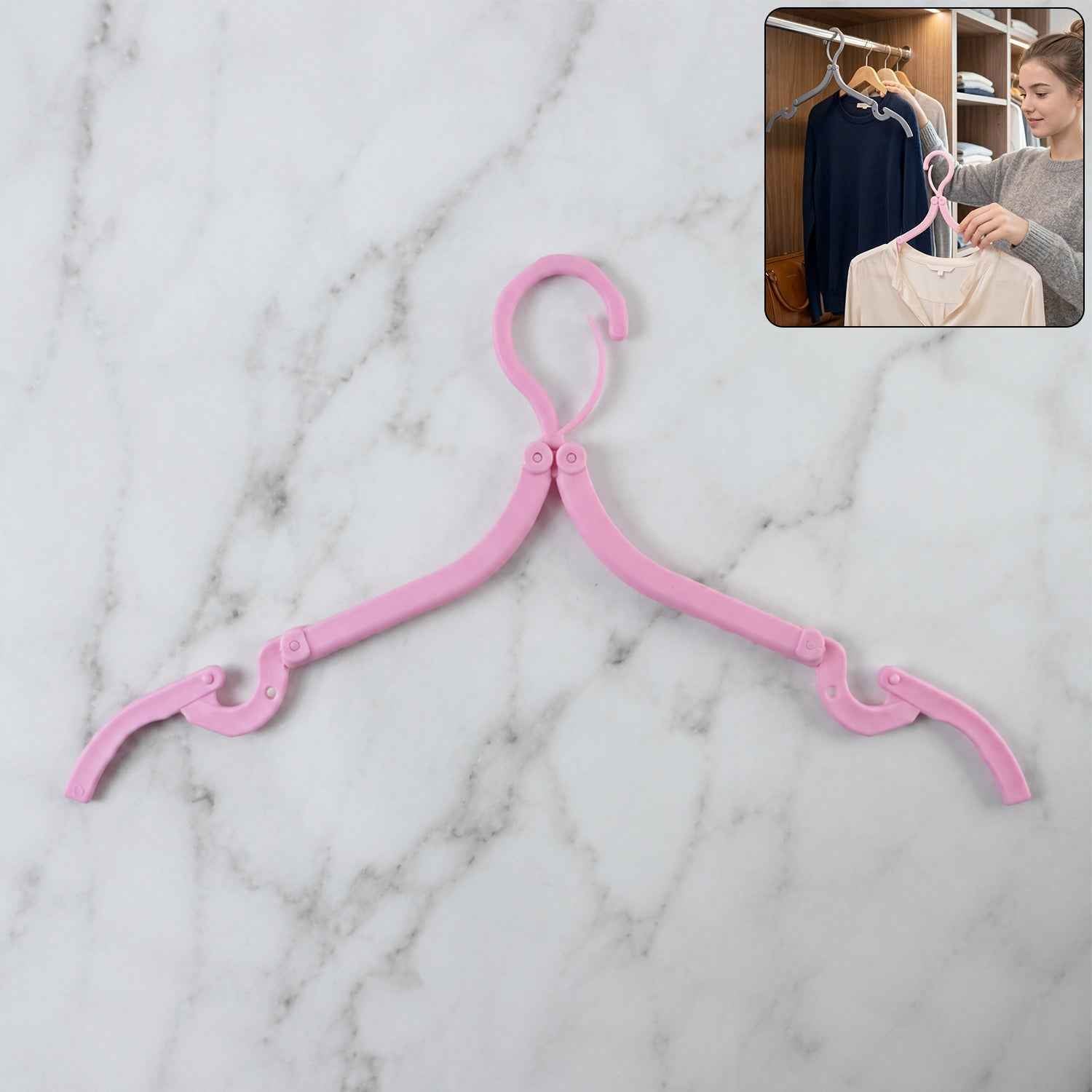 Foldable Travel Hanger – Compact & Portable Clothes Hanger