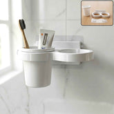 Wall Mounted Toothbrush Holder Set Ð Space-Saving Bathroom Organizer