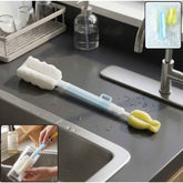 Multipurpose Bottle Cleaning Brush – Long Handle Soft Sponge for Easy Reach