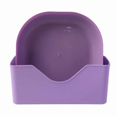 Plastic Snack Serving Tray Plates Set Ð Space-saving & Durable
