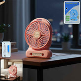Portable USB Rechargeable Desk Fan – Compact Cooling with Speed Control