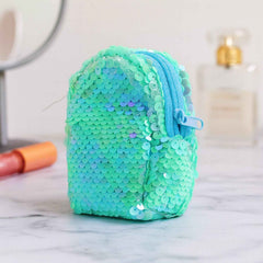 Sequin Pouch – Sparkly Zipper Pouch for Coins, Makeup & Essentials