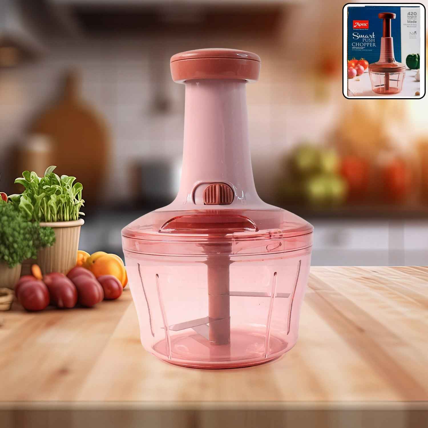 Vegetable Chopper – 800 ML Capacity Manual Food Cutter