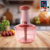 Vegetable Chopper – 800 ML Capacity Manual Food Cutter
