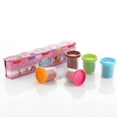 Non-Toxic Dough Clay – 5 Vibrant Colours, Creative Play | Aditi