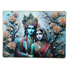 Radha Krishna Wall Frame – Divine Spiritual Decor for Home
