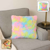 Rainbow Cushion Pillow – Soft Plush Decorative Throw Pillow