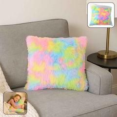 Rainbow Cushion Pillow – Soft Plush Decorative Throw Pillow